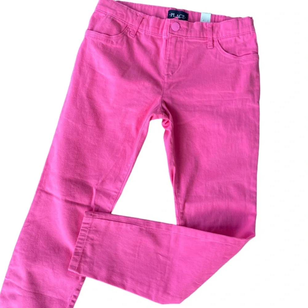 The Children’s Place pink girls pants adjustable waist size 10 NWT